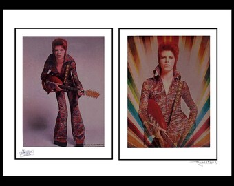 David Bowie Vintage Print by Fairchild Paris