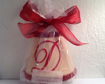 Rich Ruby Monogrammed Night Light
