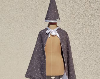 Cape et chapeau de magicien
