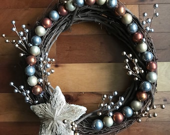 Golden Days of Yore- Christmas Wreaths- Wreath