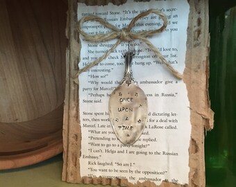 Once Upon A Time - Upcycled Soon Bookmark