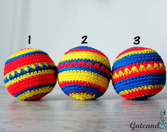 Crochet ball. Toy.