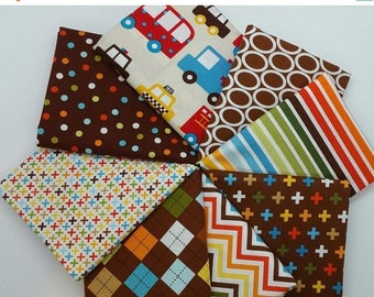 25% OFF CLEARANCE SALE Vehicle Bermuda 8 Half-Yard Bundle, 4 Yards Total