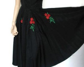1950's Dress With Sash