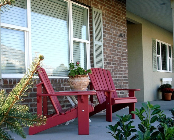 2 ADIRONDACK CHAIRS PAINTED