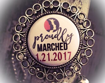 Women's March on Washington Necklace, Nasty Woman, Jewelry, March on Washington, Womens March, Nasty Woman Jewelry, Women's Rights, Human