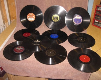 Lot of 20 78 RPM Records for Victrola or Crafts Various Artists Pinterest