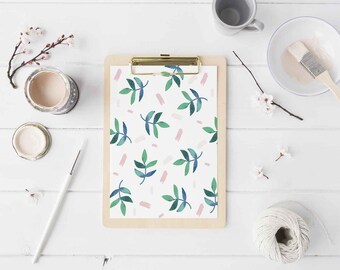 Leaves Print, Leaf Poster, Plant Print, Botanical Print, Wall Art, Wall Decor, Botanical Art, Green Wall Art, Green Decor, Home Decor.