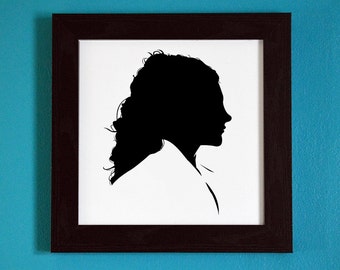 Game of Thrones - Margaery Tyrell - Silhouette Portrait Print
