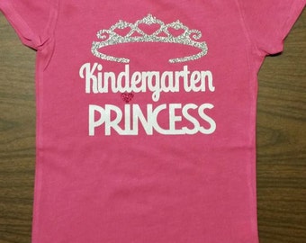PreSchool-Kindergarten-1st Grade-2nd Grade Princess-Custom Made to Order Shirt