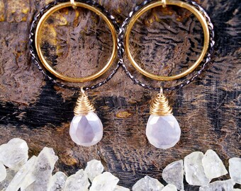 Silverite and Hoop Earrings