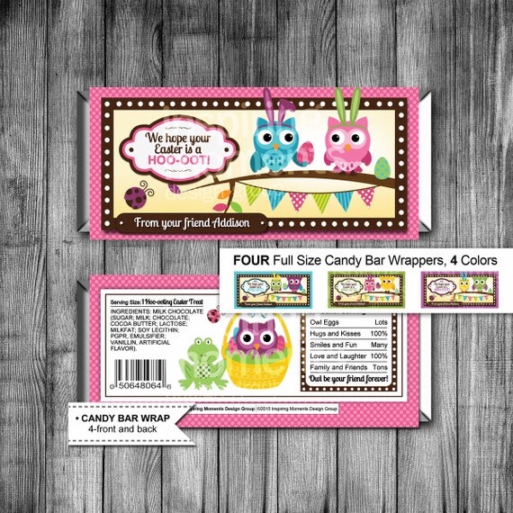 mini hershey bar wrapper template free owl mini hershey bar wrapper template free owl