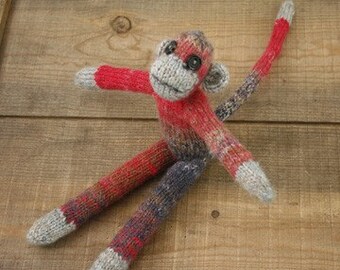 Knitting Pattern- Cheeky Little Monkey- PDF download