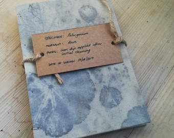 Pelargonium (an ecoprinted notebook)