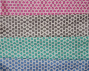 SET OF 4 VINTAGE PATCHWORK €6,00 COTTON FABRIC COUPON