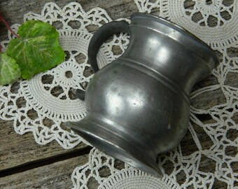 Antique Pewter Tankard Quartern
