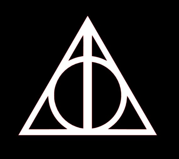 Items similar to Symbol of The Deathly Hallows - Decal on Etsy