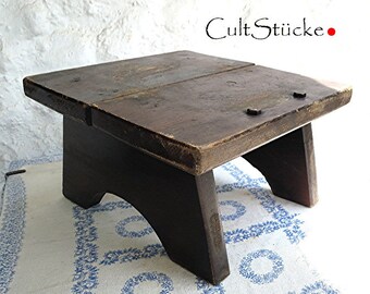 Shabby chic great foot-stool XXL