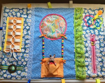 Fidget Blanket, Up,Up & Away