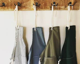 Canvas utility apron made to order 7-10 business day processing time