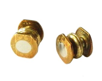 Vintage 1920's Art Deco Snap Cuff Links