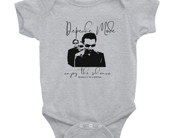 Infant Bodysuit "Depeche Mode" "Enjoy the Silence" "nap time"