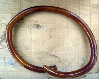 Huge Vintage Celluloid Purse Handle
