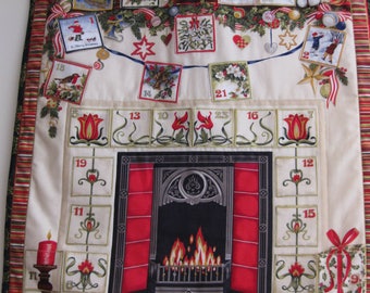Advent calendar/fabric advent calendar/quilted calendar