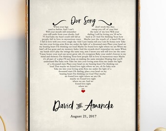 First dance lyrics | Etsy