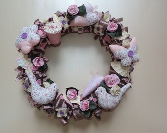 Wreath - Flowers and Birds