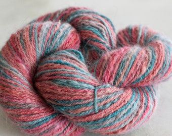 Angora Wool Blend Handspun Yarn