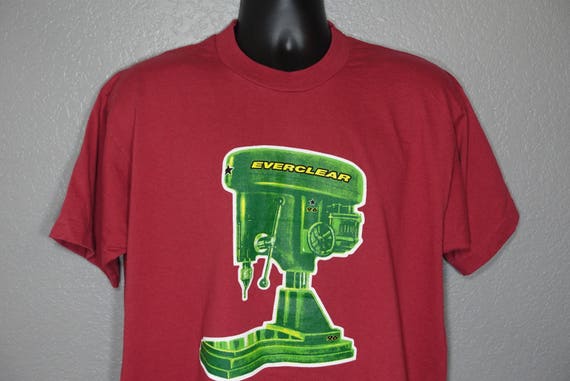 1996 RARE Everclear - '96 Summerland Tour Double-Sided Drill Press Vintage Concert T-Shirt