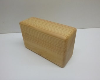 YOGA BLOCK / Reclaimed Lumber / Standard size / Solid Wood / Hand Made