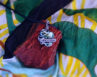 Wirewrapped Tree Agate