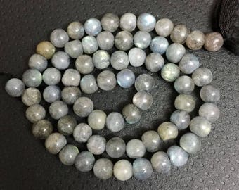 Labradorite Beads Full Strand Round Natural 3 to 6 mm 13 inches length