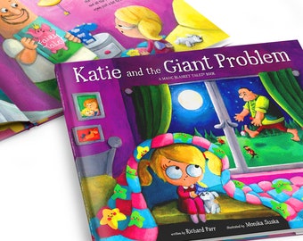 Katie and the Giant Problem ~ Signed Children's Book ~ Gift-Boxed ~ Bedtime Story ~ Picture Book ~ Kids Book