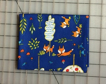 Dena Designs - Fox Playground Fat Quarter cut of Playground in Navy - PWDF189