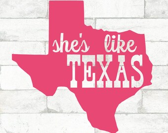 She's like texas Etsy
