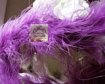 Marabou Boa Feathers Light Royal Purple
