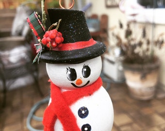 Snowman Ornament , Christmas Ornament , Snowman , Ornament , Holiday Ornament , Christmas Ornaments , Christmas Snowman , Snowman Ornaments