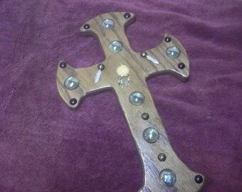 Wood Cross, Wood Cross For Wall, Hanging Cross, Cross Wall Decor, Native American Cross, Wooden Cross, Native American Wall Art, Religious