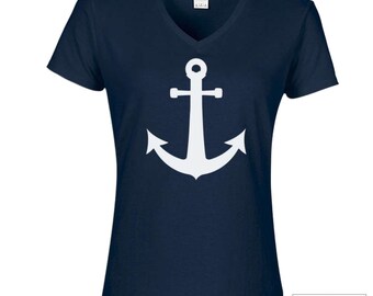Rhinestone Disney Cruise Anchor T-Shirt With A Removable