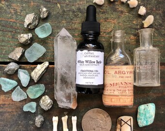 White Willow Bark Herbal Extract / Salix Alba Tincture / Pain & Inflammation / Organic