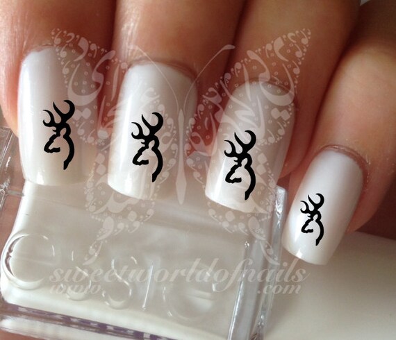 Browning Nail Art Nail Water Decals Transfers Wraps Like this item? - Browning Nail Art Nail Water Decals Transfers Wraps