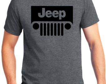 PubliciTeeZ Big and Tall King Size Classic Jeep Logo T-Shirt