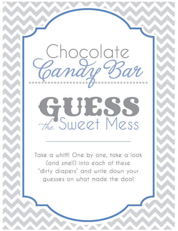 Guess The Mess And Baby Food Free Printable Guess The Mess And Baby Food Free Printable