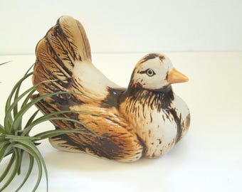 Seated Ceramic Bird Pigeon