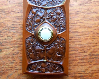 New Craftsman "Gingko" Arts & Crafts Doorbell Button