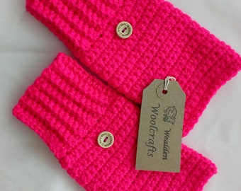 Fingerless Gloves Womens Gloves Womens fingerless mitts Wrist Warmers - Handmade,Gift,Present,Xmas,Winter,Christmas