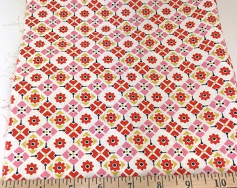 Red, Pink, Geometric, Picnic and Fairgrounds, DS Quilts Collections by Denyse Schmidt for Fabric Traditions, 18 Inches
